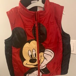Mickey Mouse kids puff vest